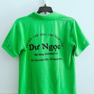 In Áo thun Cổ trụ In Bạch Dương