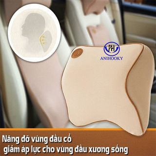 Tựa cổ ô tô Anihooky cao su non