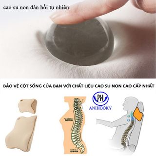 Tựa cổ ô tô Anihooky cao su non