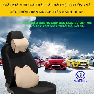 Tựa cổ ô tô Anihooky cao su non