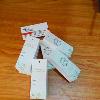 Tag hình chữ nhật In Bạch Dương