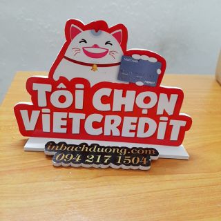 Bảng quảng cáo để bàn In Bạch Dương giá sỉ