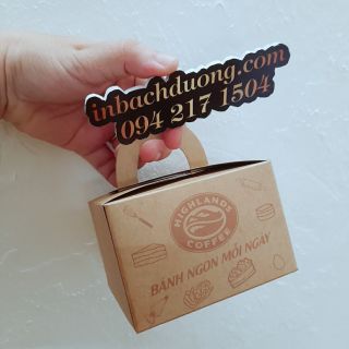 In hộp giấy kraft 280 In Bạch Dương