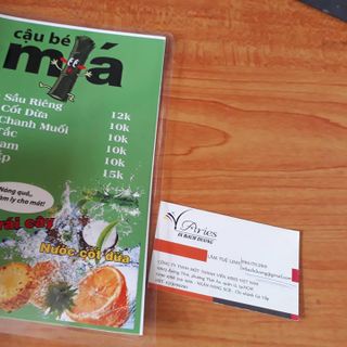 Menu thực đơn ép plastic giấy C In Bạch Dương