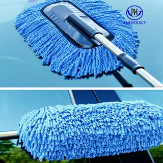 Chổi lau siêu mềm mịn có thể kéo dài thu ngắn
