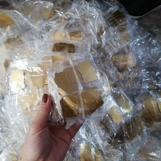 MIẾNG DÁN MÈO THẦN TÀI MẠ VÀNG 24K