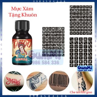 Xăm Giả Siêu Tốc Lên Màu Ngay ( MÀU ĐEN) Giữ Màu 15 Ngày