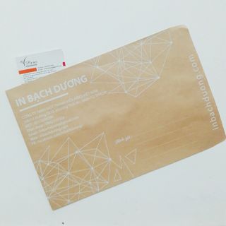 Bao thư 25x34.5 kraft100 In Bạch Dương