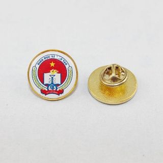Huy hiệu kẹp bướm In Bạch Dương