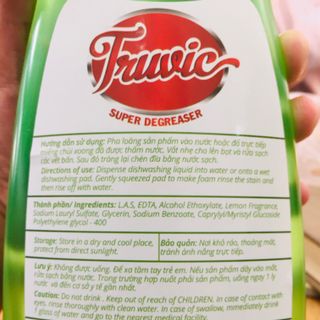 Nước rửa chén TRUVIC cao cấp