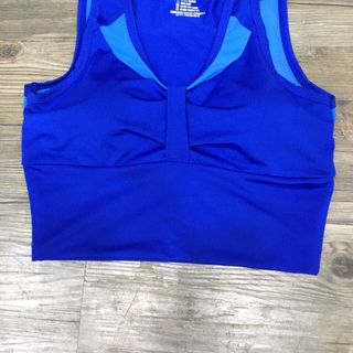 Áo tập 3 lỗ crop nơ phối lưới