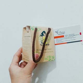 Túi giấy dạng hộp 8x6x10cm In Bạch Dương