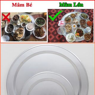 Mâm nhôm cỡ đại 80cm