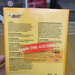 Vỉ 100 lưỡi lam Bic
