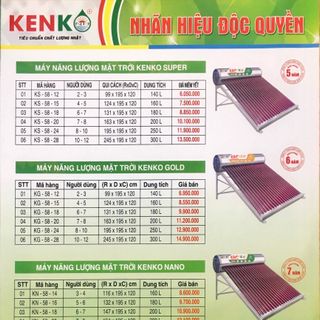 Máy Năng Lượng Mặt Trời Tấm Panel Kenko