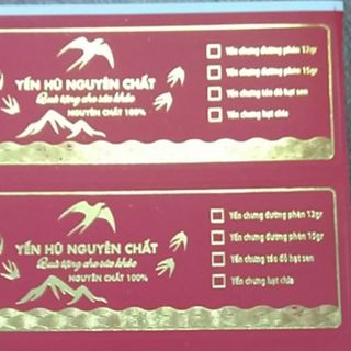 Tem giấy ép kim In Bạch Dương