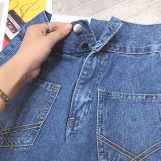 Quần ống suông lỡ