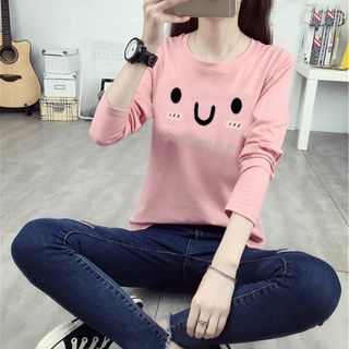 Áo thun tay dài nữ thu đông sweater cao cấp