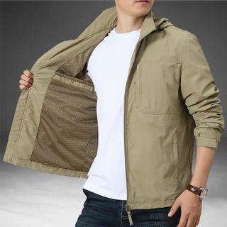 Áo khoác kaki 2 lớp lót nam năng động