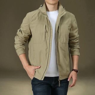 Áo khoác kaki 2 lớp lót nam năng động