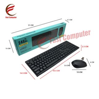 Bộ chuột và bàn phím không dây TJ-920 Wireless