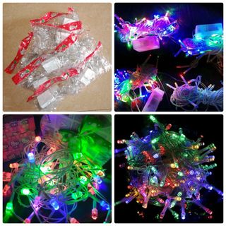 Đèn Led Trang Trí - Đèn Trang Trí Lễ Tiệc 7m 50 Bóng Nhiều Màu nháy