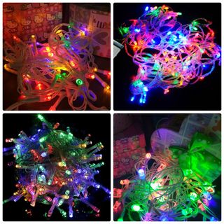 Đèn Led Trang Trí - Đèn Trang Trí Lễ Tiệc 7m 50 Bóng Nhiều Màu nháy