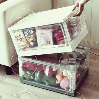 Hộp Đựng Đồ Đa Năng Gấp Gọn Có Bánh Lăn- Storage Box Export Vietnam