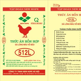 Thức ăn hỗn hợp cho gà lông màu
