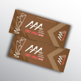 Vé mời cấn răng cưa In Bạch Dương