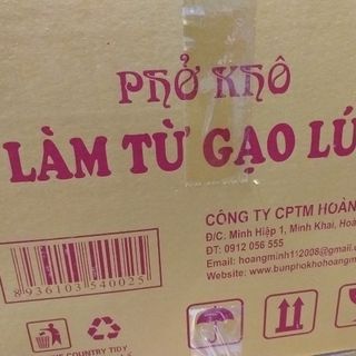 GÓI 500GR BÚN GẠO LỨT ĐỎ HOÀNG MINH