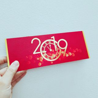 Thiệp chúc mừng ép kim vàng In Bạch Dương