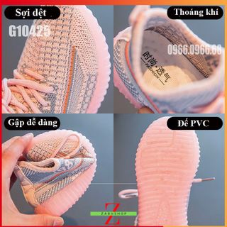 Giày Thể Thao Cho Trẻ Em Vải Lưới Thoáng Khí Chống Trơn Trượt Kiểu Dáng Hàn Quốc Size 27-36
