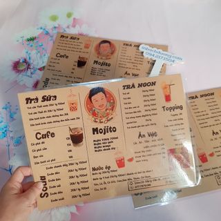 Nhận in menu bìa dày-phiếu tích điểm-dấu tích điểm  In Bạch Dương