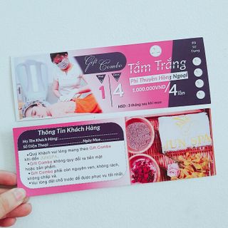 Voucher dài In Bạch Dương