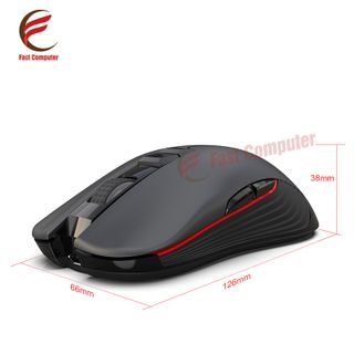 Chuột game HXSJ T30 sạc rời, Wireless, Led đổi màu, 7 phím