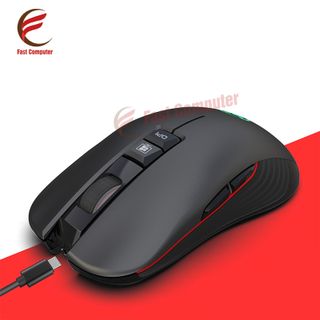 Chuột game HXSJ T30 sạc rời, Wireless, Led đổi màu, 7 phím