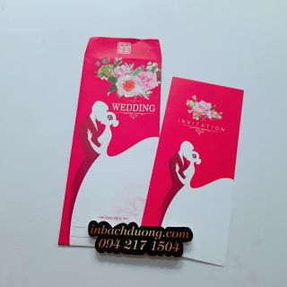 Thiệp cưới 2500 In Bạch Dương
