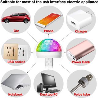Đèn led vũ trường mini cổng Usb