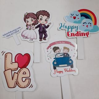 Bảng hashtag cưới có sẵn In Bạch Dương