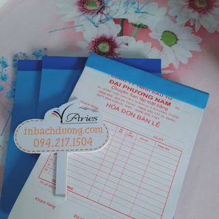 Nhận in hóa đơn- biểu mẫu In Bạch Dương