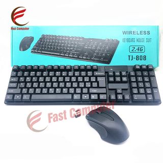 Bộ chuột và bàn phím không dây TJ-808 Wireless