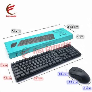Bộ chuột và bàn phím không dây TJ-808 Wireless