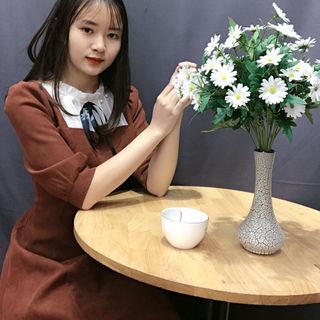 Váy nhung tăm 7 mảnh
