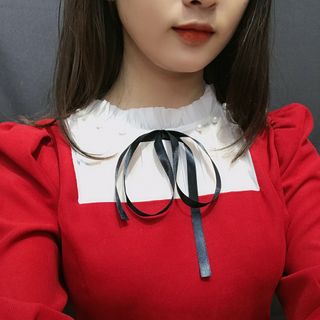 Váy nhung tăm 7 mảnh