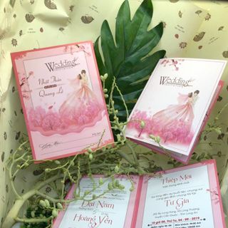 Thiệp cưới số lượng ít In Bạch Dương