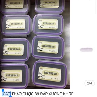 Cao đắp xương khớp thảo dược B9