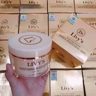 Kem body livy vàng