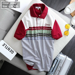 Áo thun sọc nam phối tay siêu đẹp