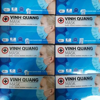 Khẩu trang kháng khuẩn 4lớp vinh quang mask